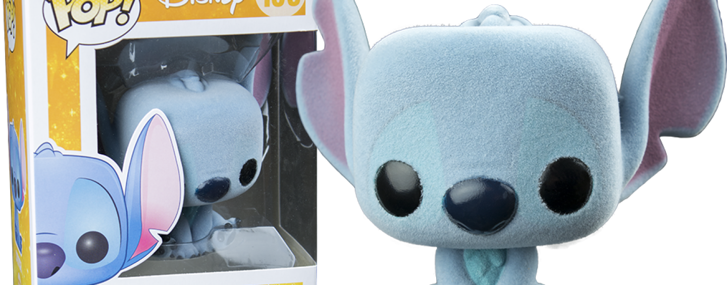 stitch flocked funko pop