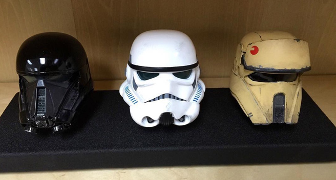 Image of Stormtrooper helmets shared by Donnie Yen