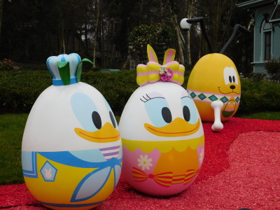 Donald, Daisy and Pluto Easter Eggs