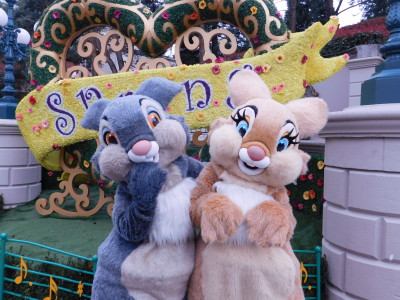 Disney Bunnies out for "Swing into Spring