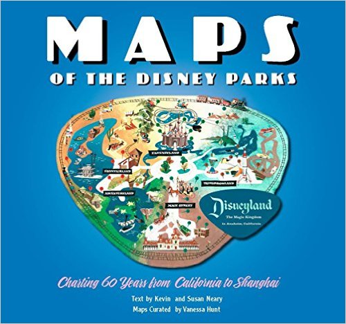 Book Cover for "Maps of the Disney Parks."