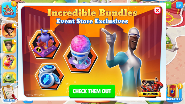 Some of the gem exclusive items for the event. 