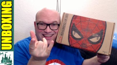 spiderman collector corps unboxing