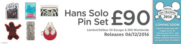 han solo disney pin