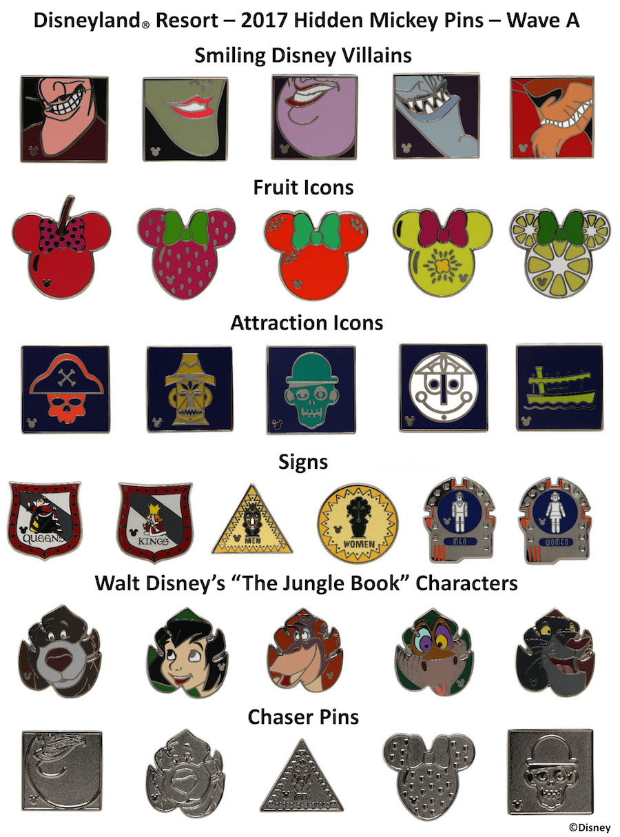 New Hidden Mickey Pins Arriving for the New Year
