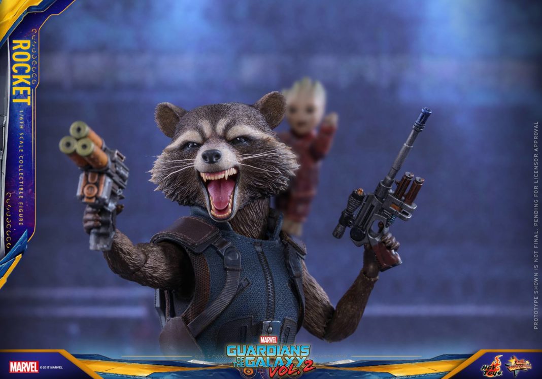 GOTG Vol 2 1 6th Scale Rocket Collectible Figure Coming Soon