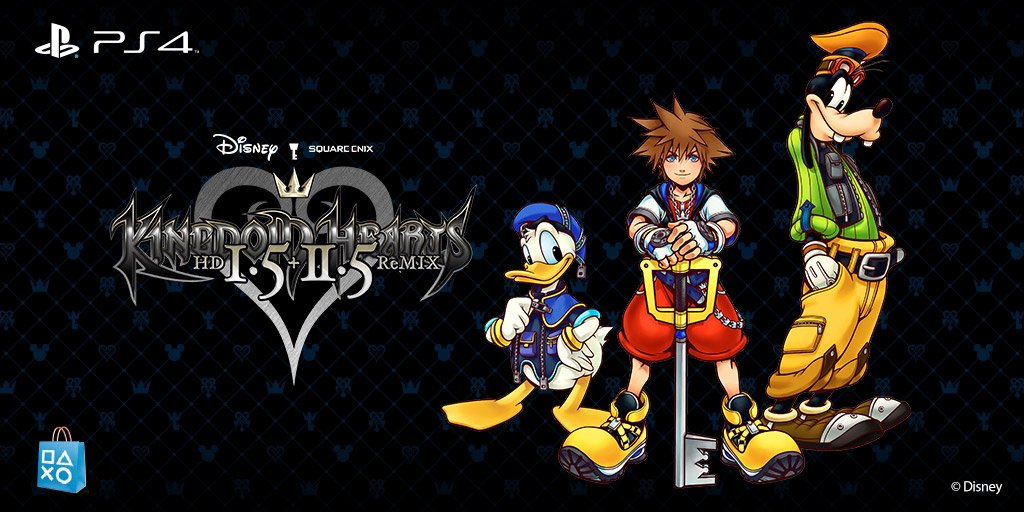 Kingdom Hearts 1 5 2 5 Remix Ps4 Theme Digital Exclusive Pre Order Announced Diskingdom Com Disney Marvel Star Wars Merchandise News