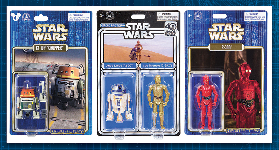 Details about   Star Wars Force Awakens Disney Parks Exclusive Droid Factory Set