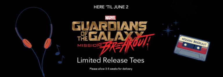 guardians of the galaxy mission breakout shirt