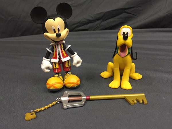 Disney Kingdom Hearts Mickey with Pluto Action Figure 2-Pack 