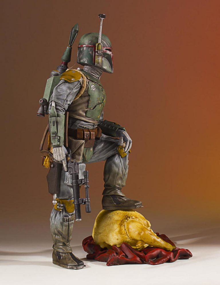 star wars boba fett statue