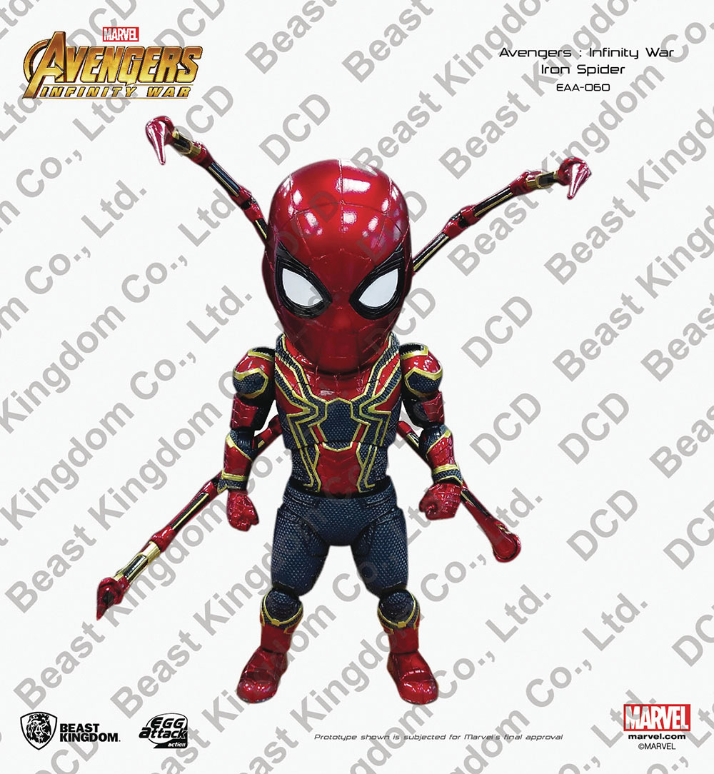 Ds-015 Iron Spider D-Select Series Statue Beast Kingdom Avengers Infinity War 