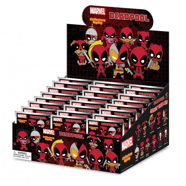 Marvel Collectors Figural Keyring Series 3 Deadpool 3 Inch Kidpool