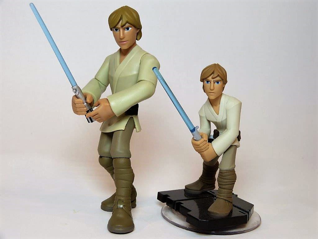 New Disney Parks Star Wars Toy Box Luke Skywalker W/ Lightsaber Action Figure 