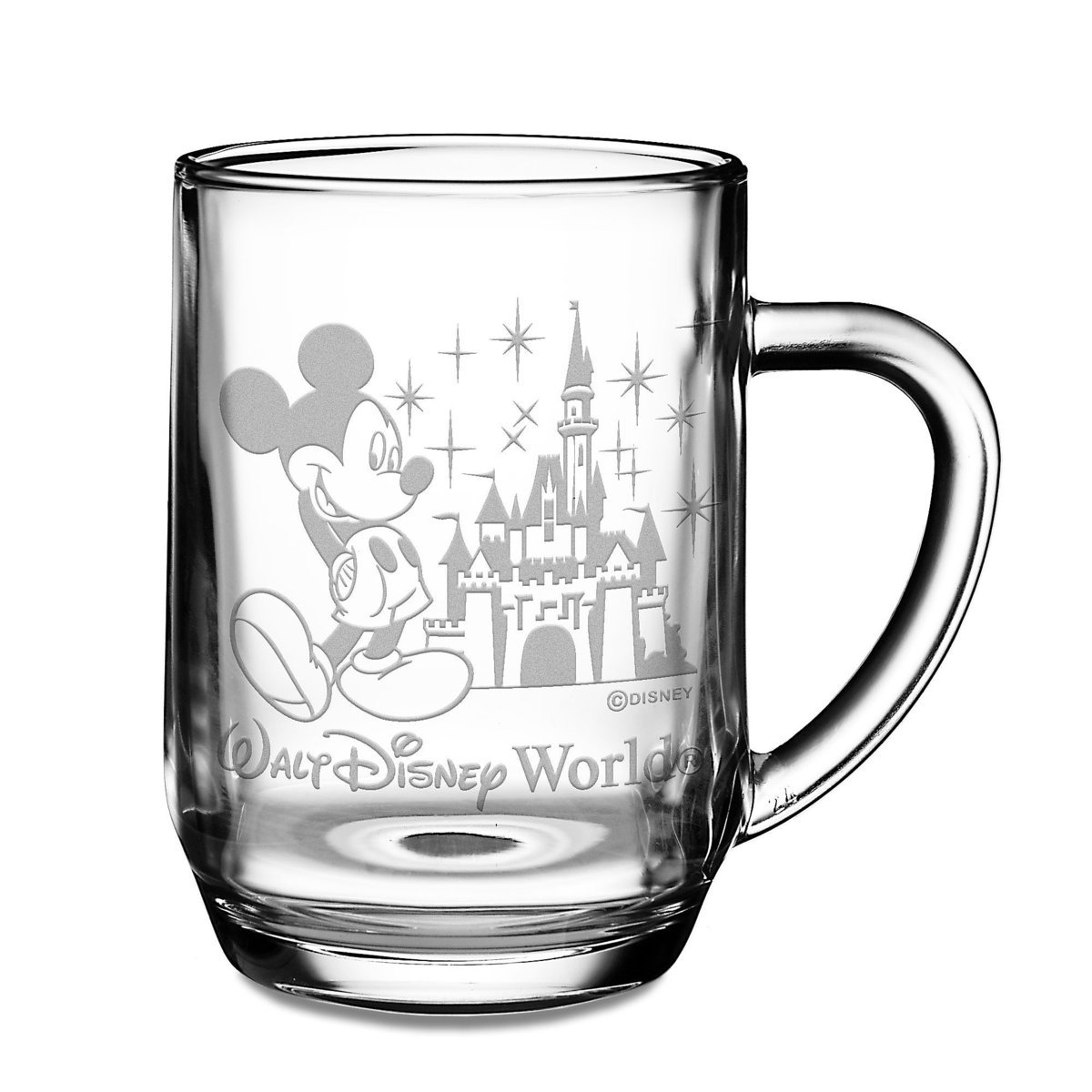 Disney Etched Characters Glassware Set - ID: augdisneyana20077