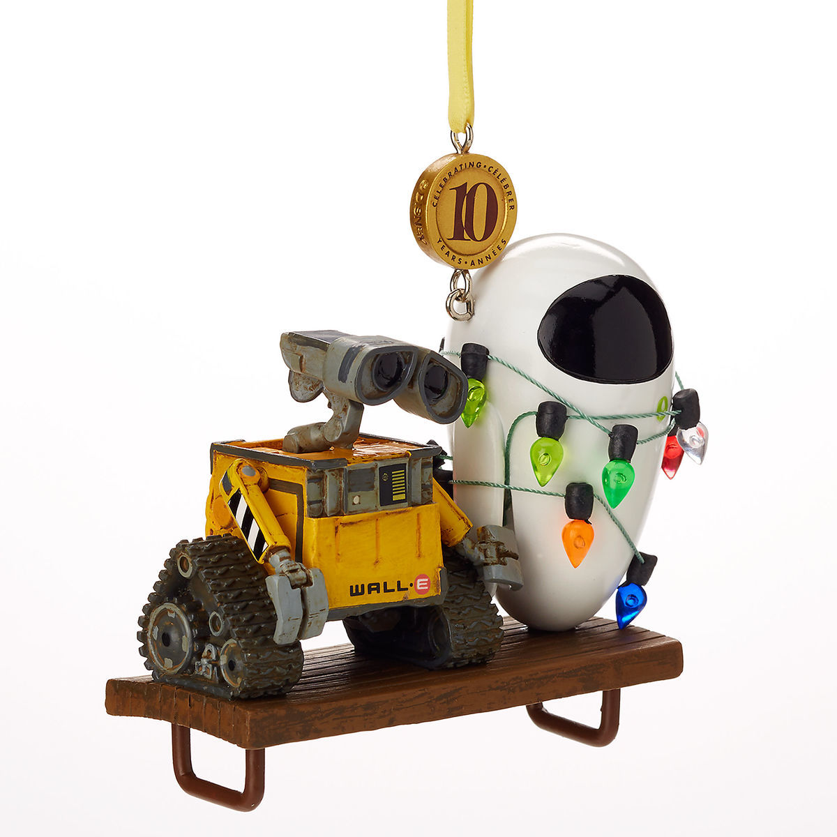 Disney Holiday Wall-E & Eve Ornament Disney Theme Parks Exclusive & Limited Availability 
