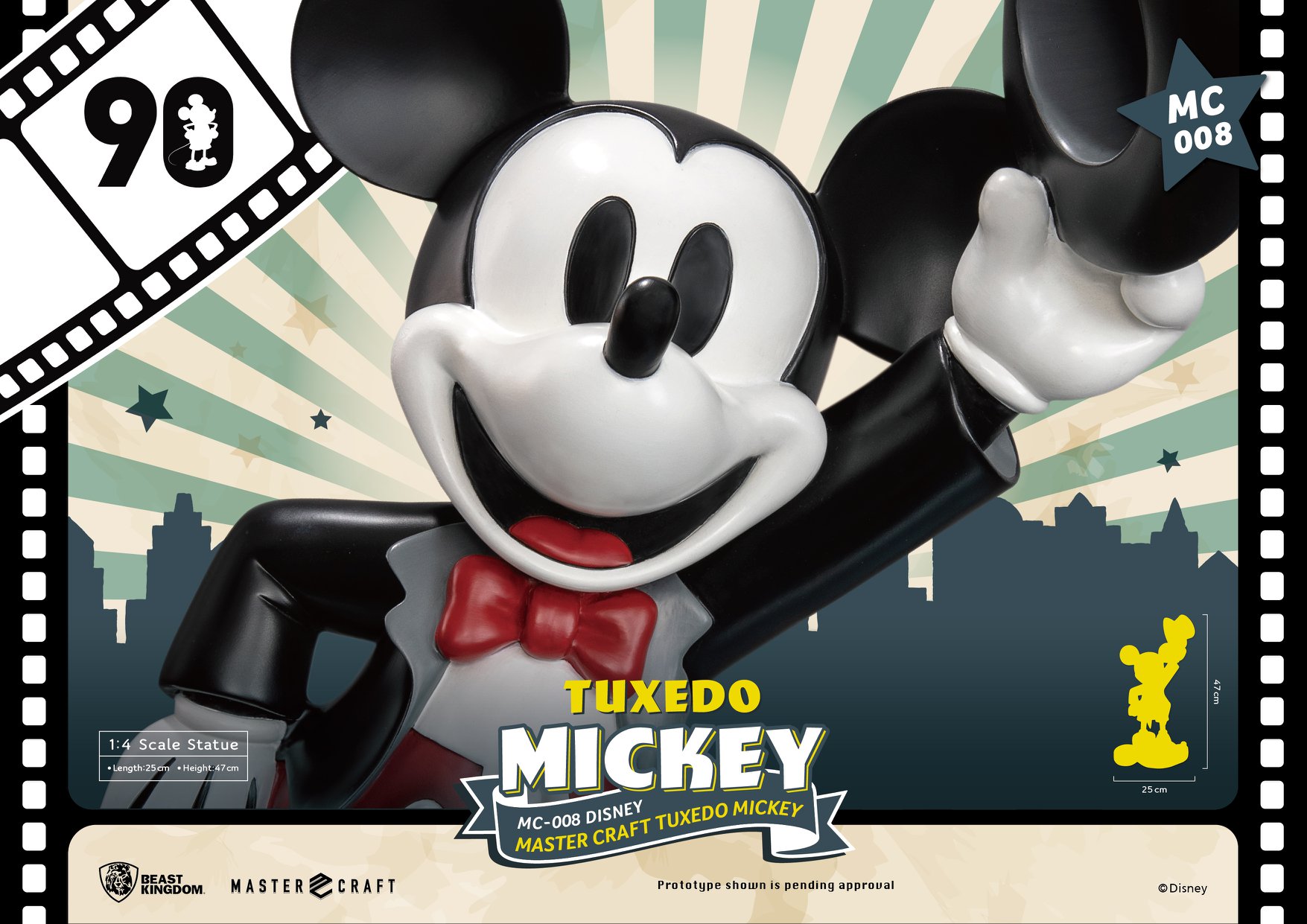 008 Disney Master Craft Tuxedo Mickey Mouse statue, which is being released...