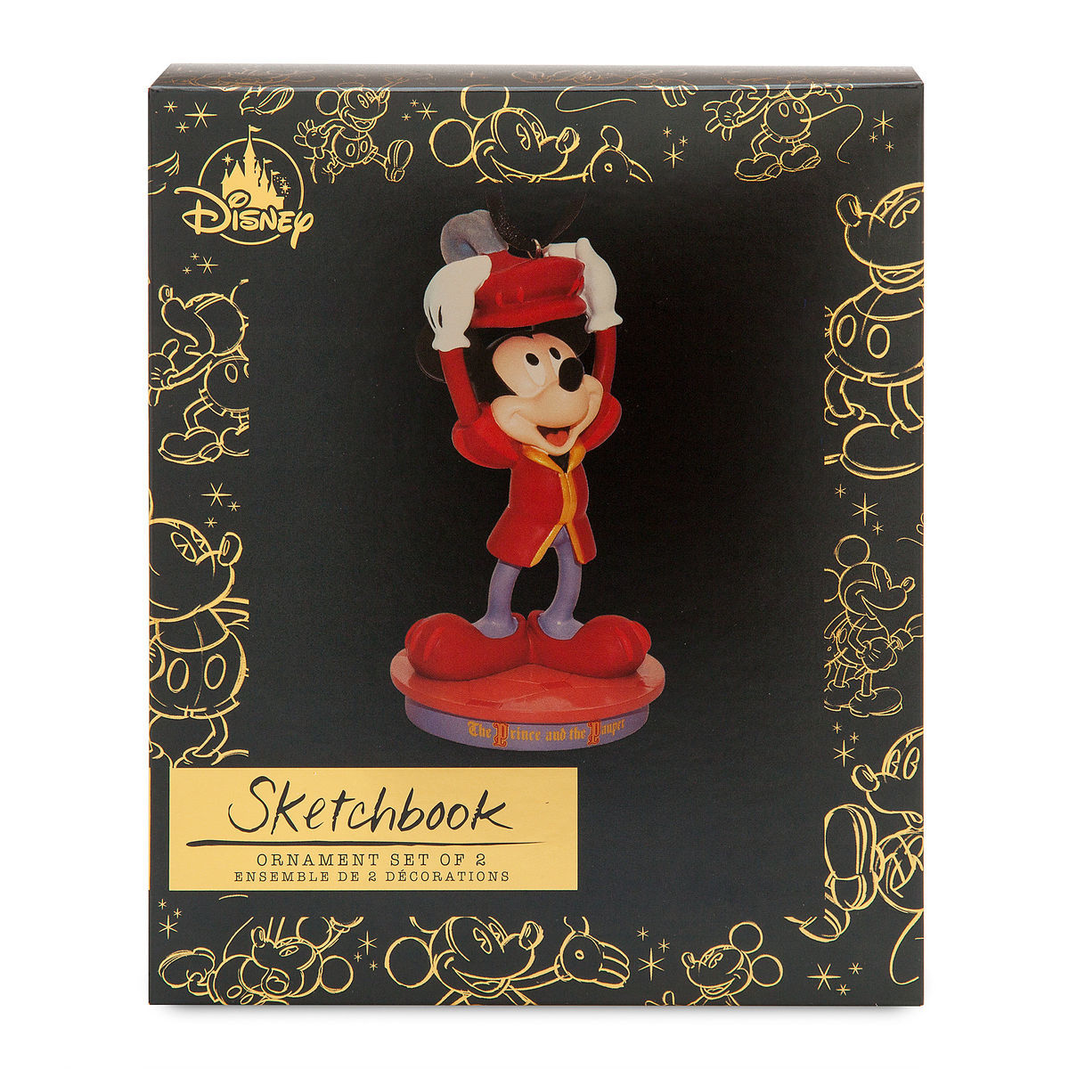Disney Mickey Mouse Through the Years Ornament October 2018 Prince /& Pauper