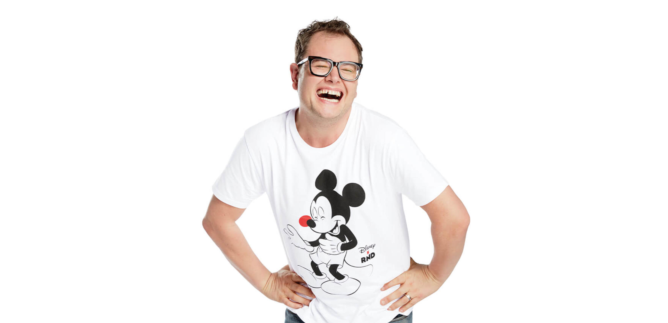 red nose day mickey mouse t shirt