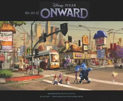 A book titled "The Art of Onward".
