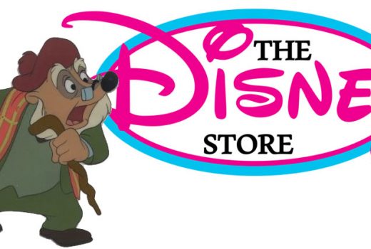 Cartoon badger is shocked, looks at Disney logo.