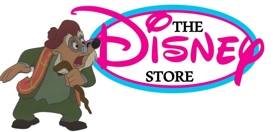 Cartoon badger is shocked, looks at Disney logo.