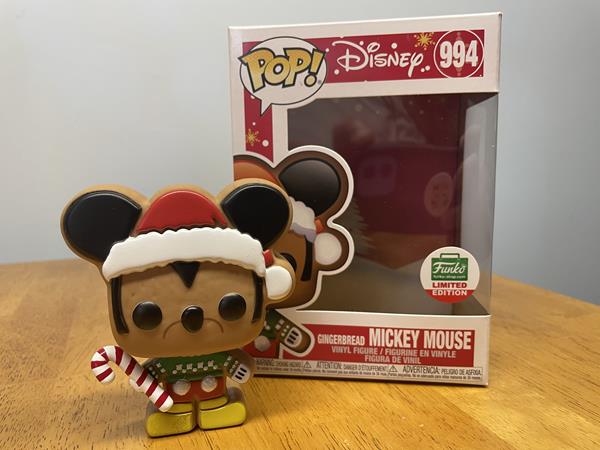 Gingerbread Mickey Mouse #994 Funko Shop Christmas Pop Vinyl Details about   Mickey Mouse 