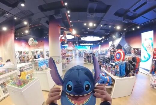 Interior of a Alshaya-owned Disney Store in the Middle East.