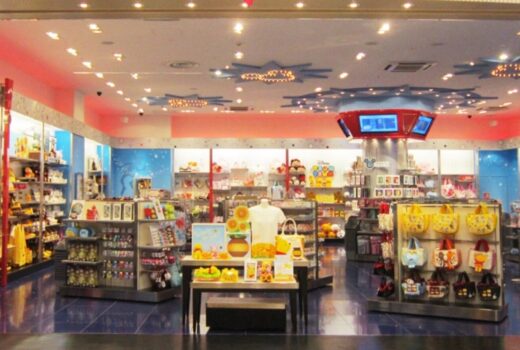 Front of a Disney Store in Japan.