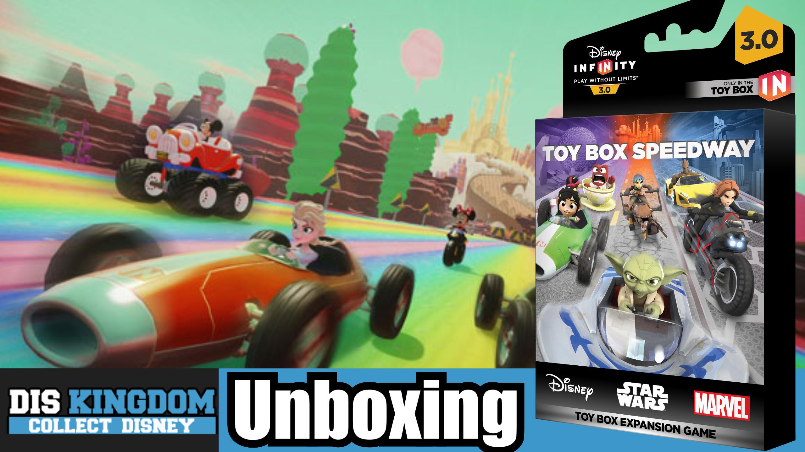 Песня e t toy box. Toy Box Speedway. Disney Infinity Speedway. Toybox гонки. Toybox реклама.