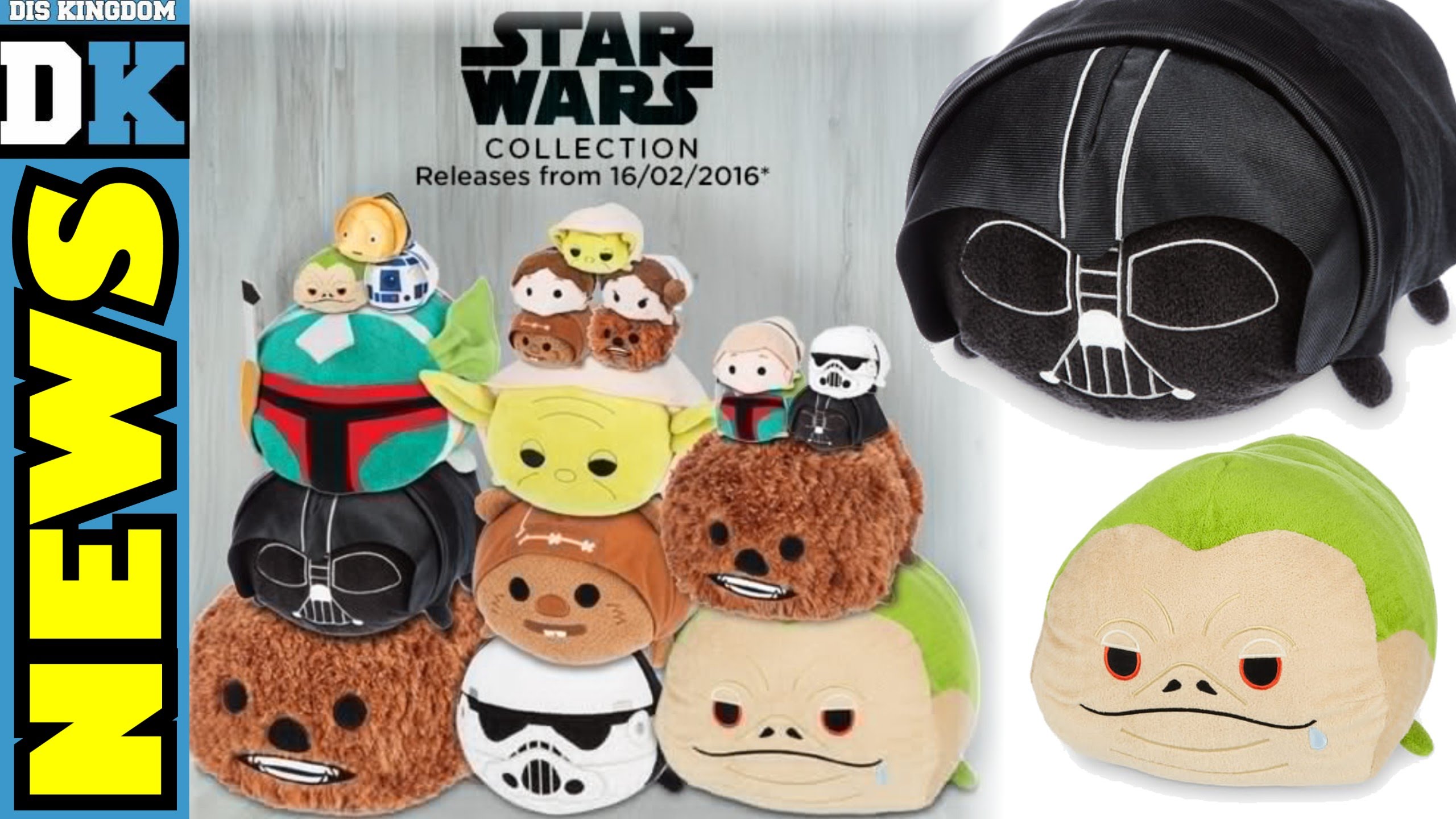 5 Star Wars Collection Disney Lucasfilm Tsum Tsum Mini Collectible Plush balises 