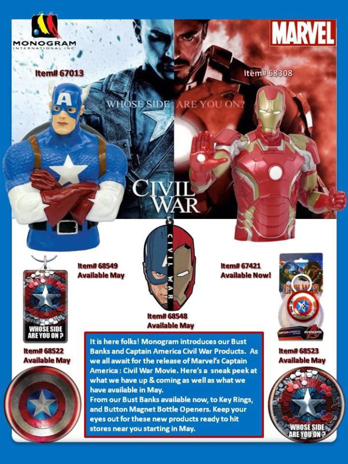 Monogram Civil War Merchandise Sneak Peek – DisKingdom.com