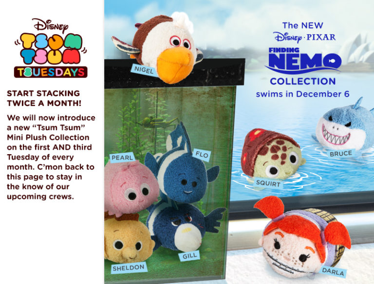 Finding Nemo Tsum Tsum Collection Coming Soon 