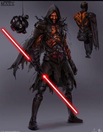 Star Wars Maul Concept Art Released – DisKingdom.com