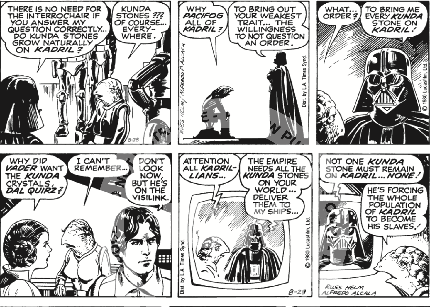 Disney LongBox Reviews : Star Wars : The Complete Newspaper Comics ...