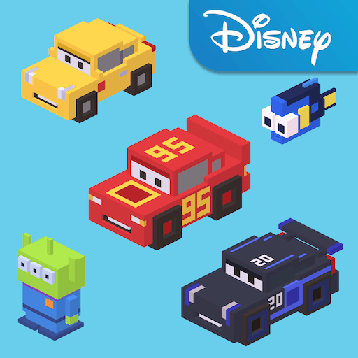 crossy roads music notes cars
