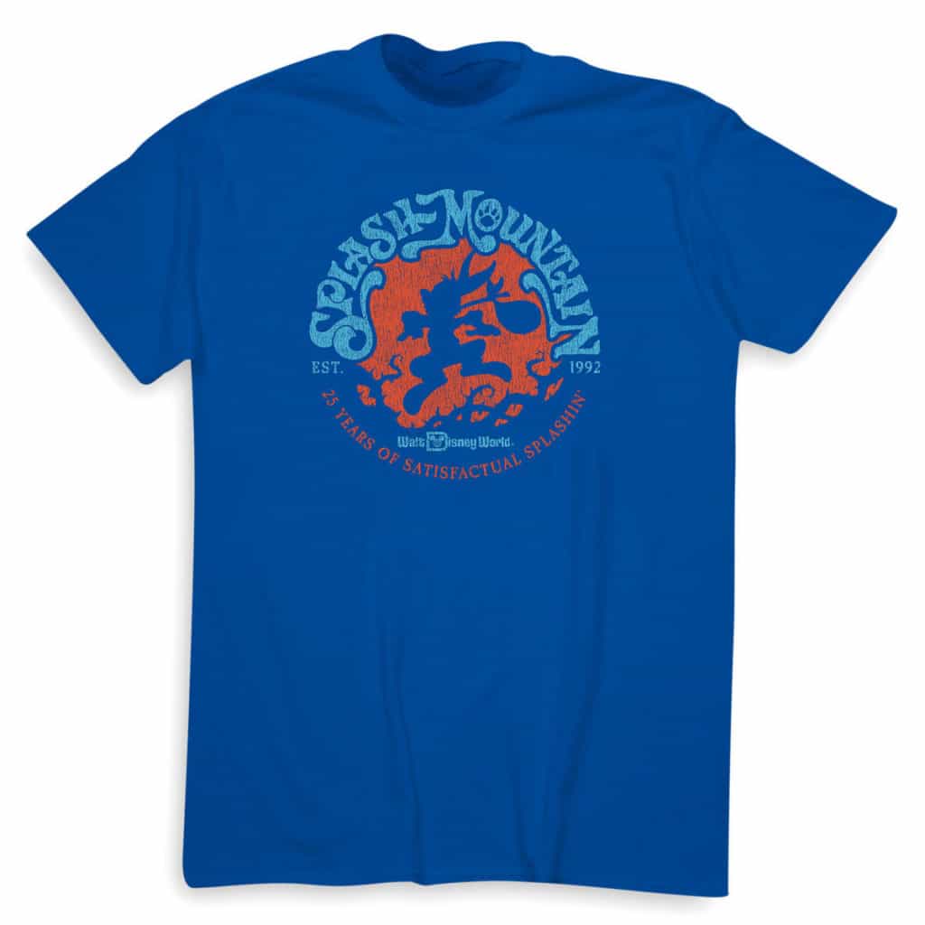 Splash Mountain 25th Anniversary T-Shirt Out Now – DisKingdom.com