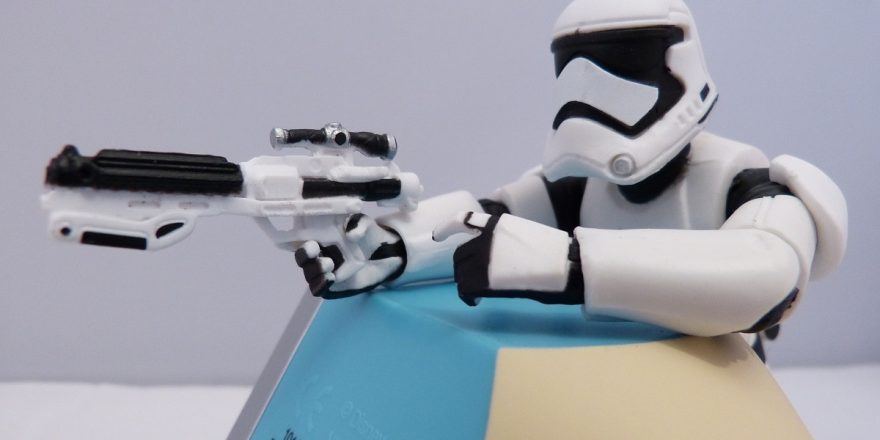 ist die ideale Aufbe... Faltbox Walt Disney Star Wars First Order Stormtrooper 