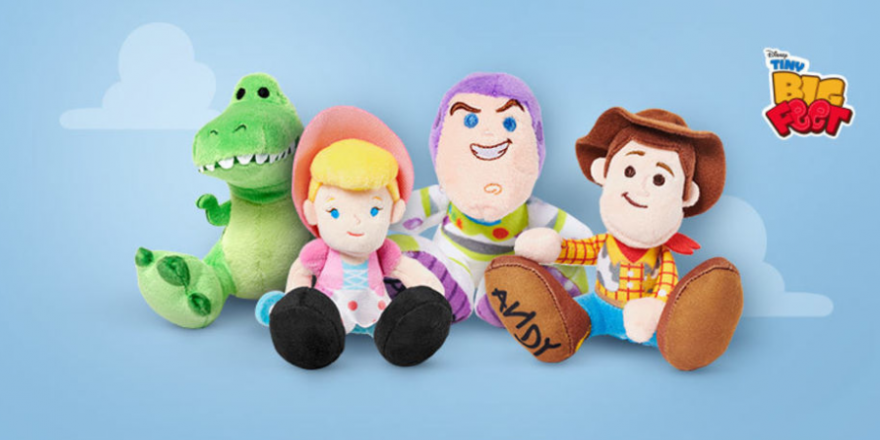 DISNEY Toy Story 4 Wheezy Tiny Big Feet Mini Plush Soft Toy **NEW** 