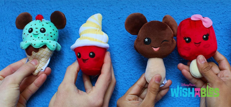 Disney Parks Wishables Parks Food Mickys Premium Ice Cream Plush Stuffed Animal 