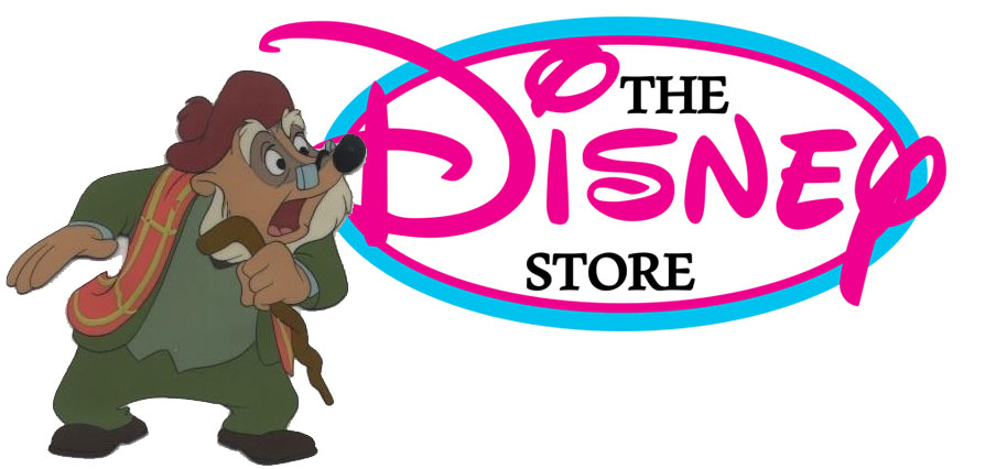 Cartoon badger is shocked, looks at Disney logo.