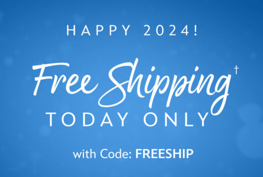 Happy 2024 Free Shipping Today Only.