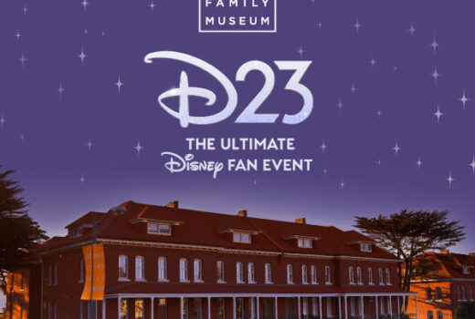 Graphic of a museum with purple sky. Text says the museum name, venue, and conference dates.