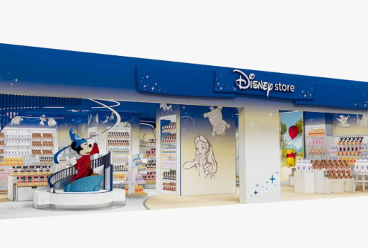 Conceptual drawing of a store front.