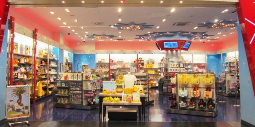 Front of a Disney Store in Japan.