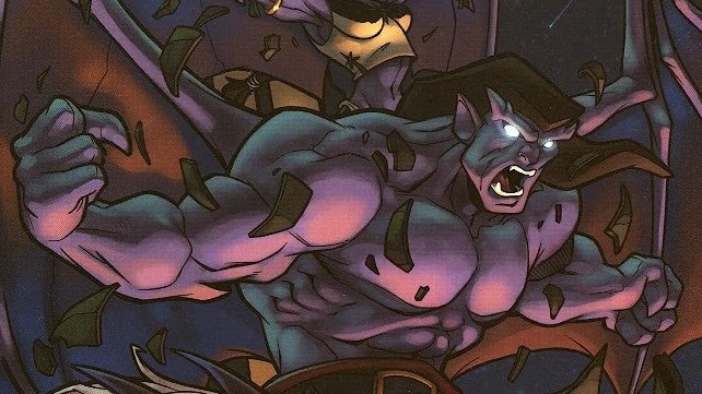 A gargoyle rages.